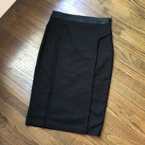 Zara Black Pencil Skirt